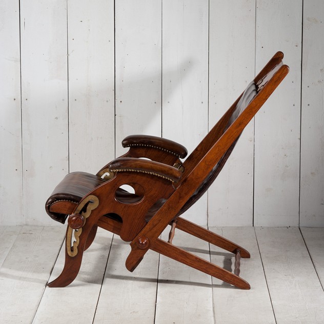 A Brass Mounted Adjustable Deck Chair circa 1880-walpoles-1767g_main_636337392099286606.jpg