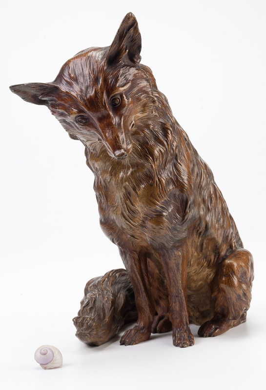 A Fine and Large Franz Bergman Vienna bronze Fox-walpoles-1807al-main-636739830619082929.jpg