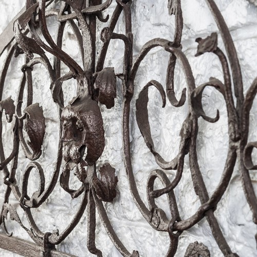 17Th Century Lunette Grille