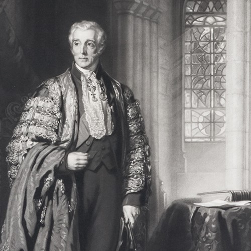 Large Portrait Of Wellington After Lucas