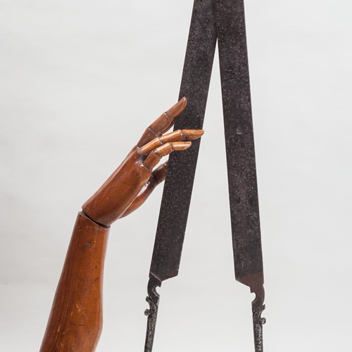 A Large Pair Of 17Th Century Stone Masons Compass