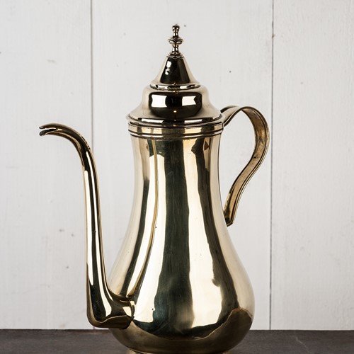 Dutch Brass Coffee Pot 