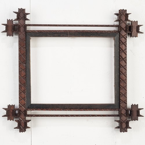 Tramp Art Picture Frame