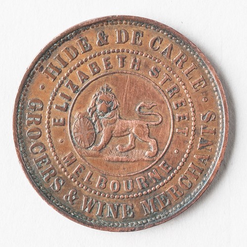 Penny Token Issued By Hide And De Carle