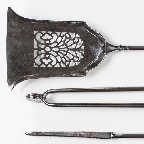 Set Of Early Victorian Fire Tools