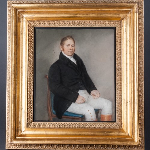 A Seated Gentleman By James Sharples