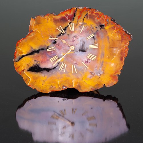 Rainbow Wood Table Clock 