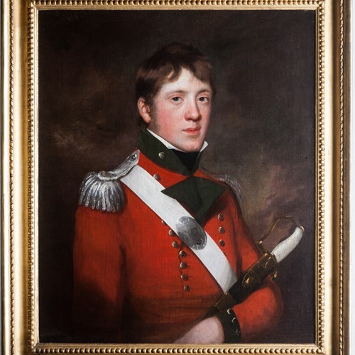 Portrait Of W.F. Courtney, Captain, 5Th Regiment Of Foot