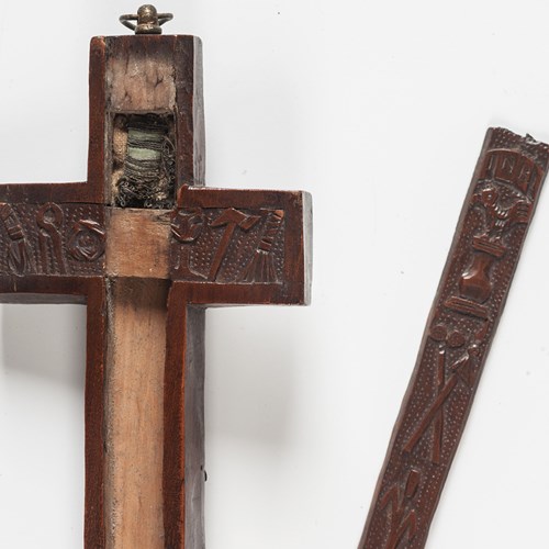 French Reliquary Crucifix 