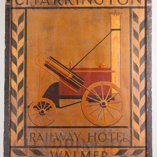 Painted Inn Sign From The Railway Hotel, Walmer