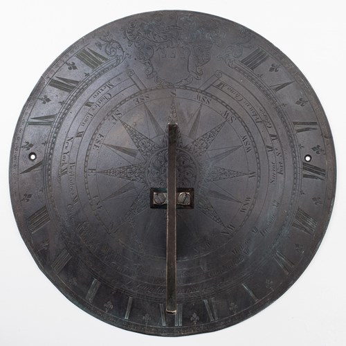 A Geographic Horizontal Sundial By Samuel Saunders 