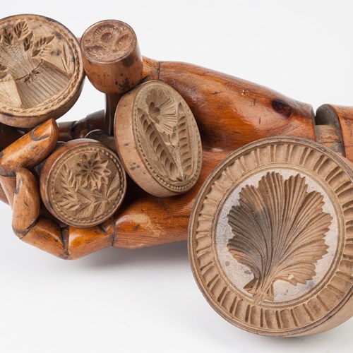 Five Victorian Butter Stamps