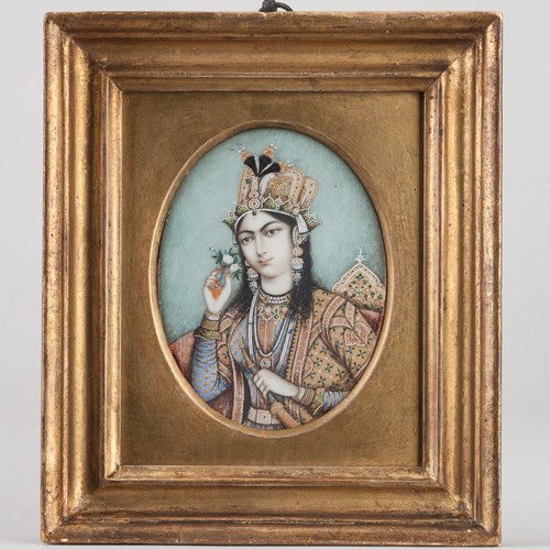 Miniature Portrait Of Mumtaz Mahal 