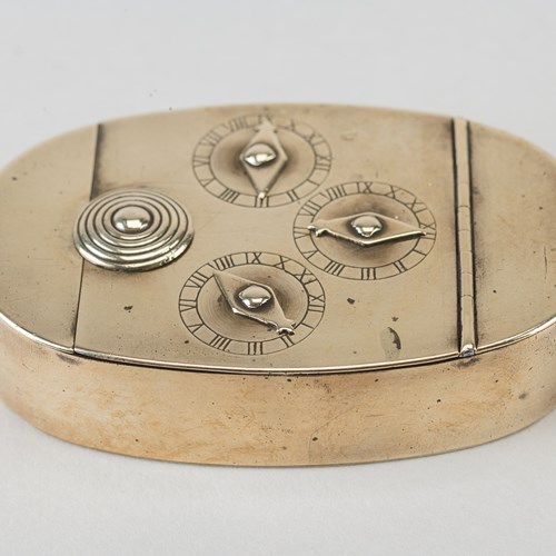 Combination Or Puzzle Snuff Box 