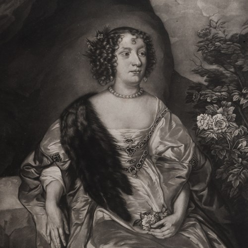 Mezzotint Of Lady Philadelphia Carey