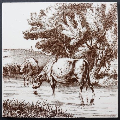 William Wise 'Animals On The Farm' Tile 