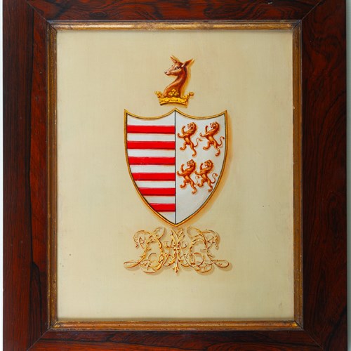 Painted Armorial Panel 