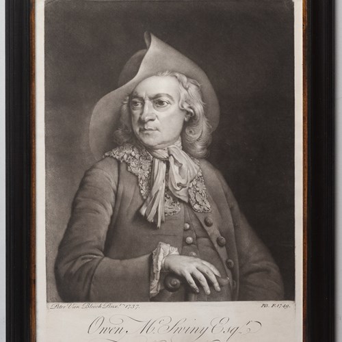 Mezzotint Portrait Of Owen Mcswiny