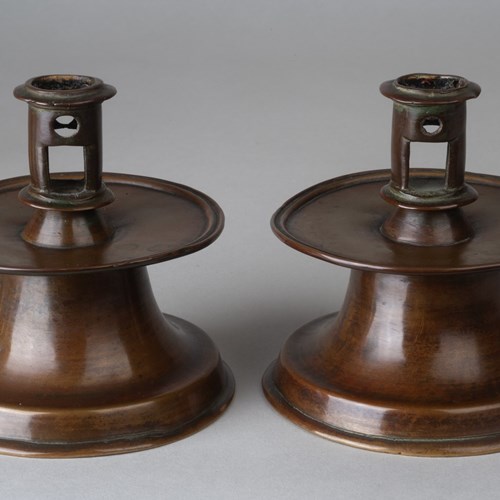 Spanish Capstan Candlesticks 