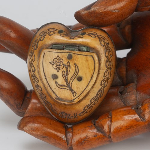 Heart-Shaped Snuff Box From The Tyrol