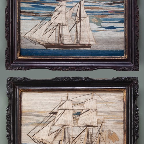 A Pair Of Silkwork 'Woolies'