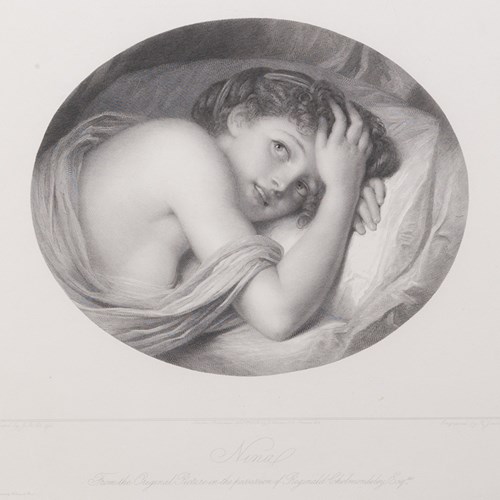 Nina After J.B.Grouze Engraved By Joubert