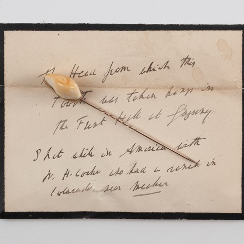 Wapiti Tooth Stick Pin