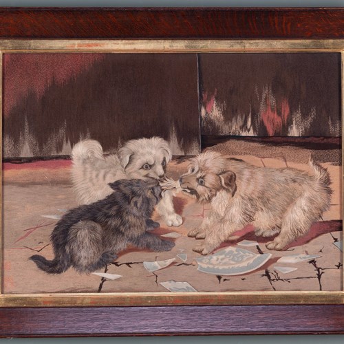 Meiji Silk Embroidery 