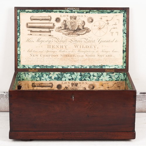 Georgian Mahogany Silver Chest 