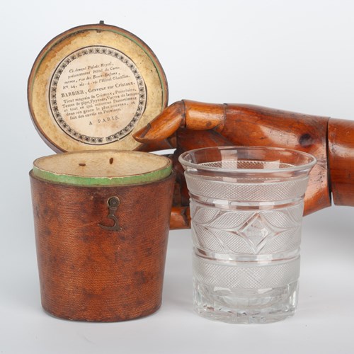 Finely Cut And Cased Glass 