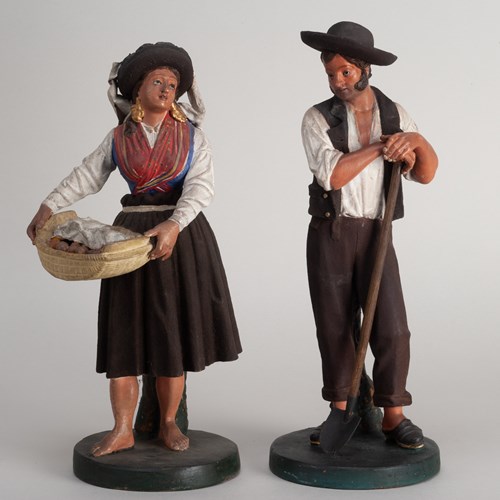 Spanish Terracotta Figures 
