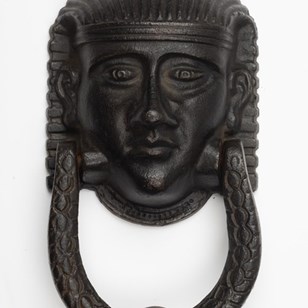 Cast Iron Egyptian Head Door Knocke...
