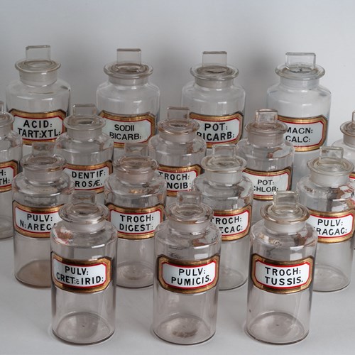 Victorian Chemists' Jars