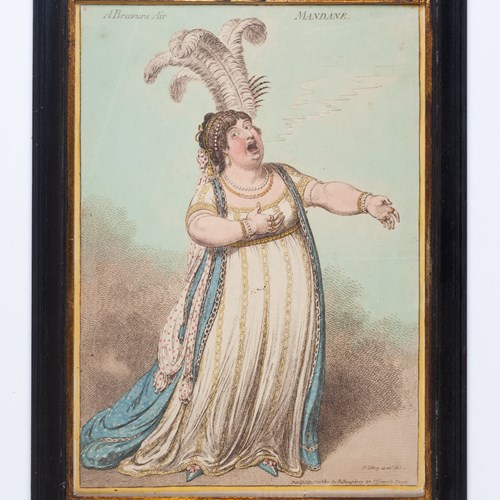 A Bravura Air. James Gillray (1756-1815)