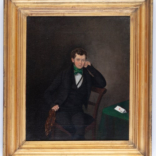 An Intriguing Portrait Of A Young Man