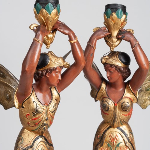 Fairytale Moth Candlesticks 