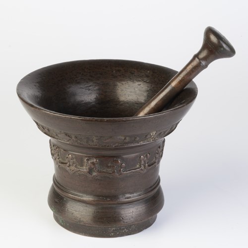 Seventeenth Century Bronze Mortar 