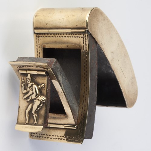 Triple Snuff Box Celebrating Paul Pry