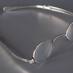 Silver Framed Georgian Spectacles 