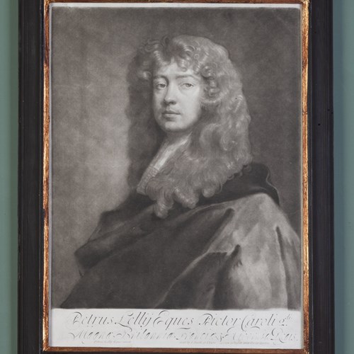 Sir Peter Lely Mezzotint By John Smith 