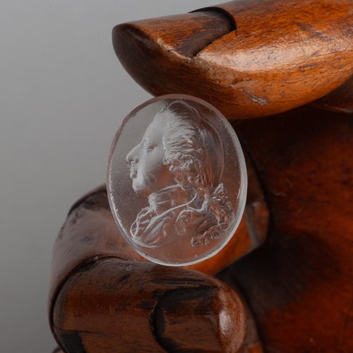 Glass Intaglio Portrait Of The Comte De Provence