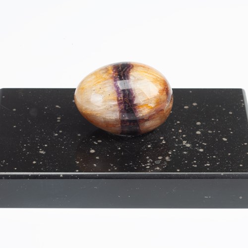Blue John And Marble Paperweight 