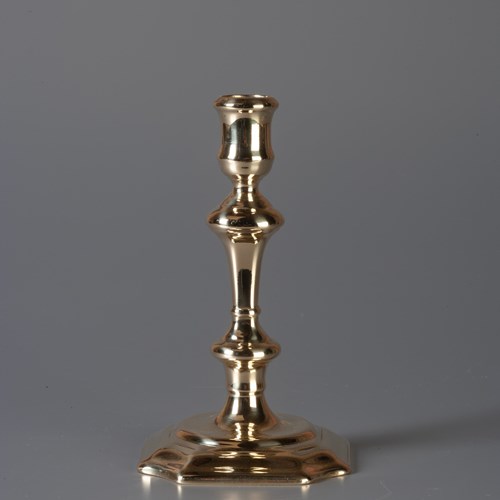 George I Brass Candlestick