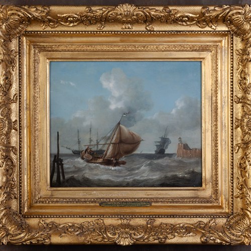 Charles Martin Powell, Shipping In Choppy Seas.