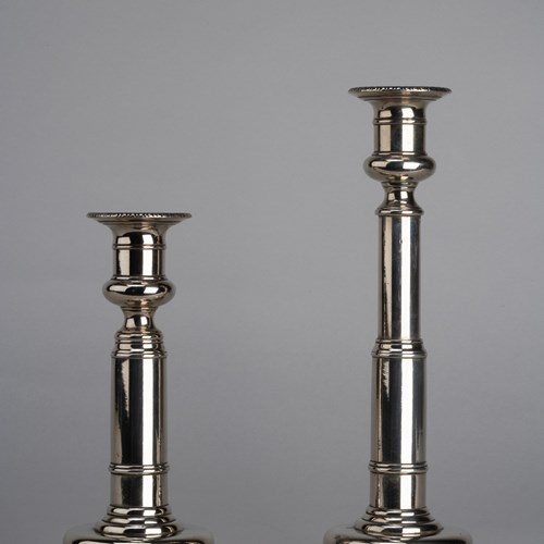 Harrison Telescopic Candlesticks In Paktong