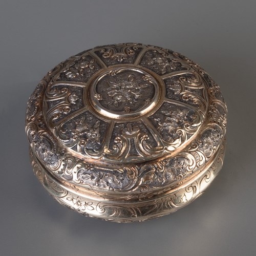 French Silver Bonbonnière