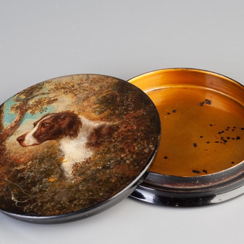 Russian Papier Mache Snuff Box