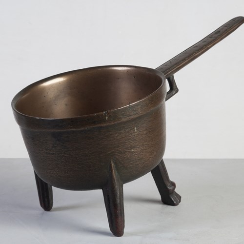 17Th Century Bronze Skillet