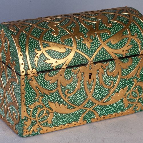 Ormolu Mounted Shagreen Casket
