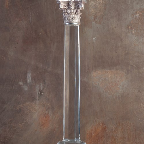 Cut Glass Column Lamp